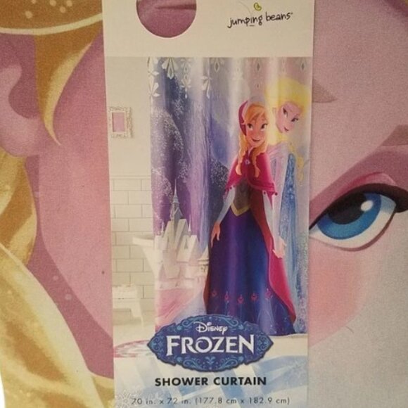 Disney Frozen Jumping Beans Shower Curtain Anna Elsa - Picture 4 of 4
